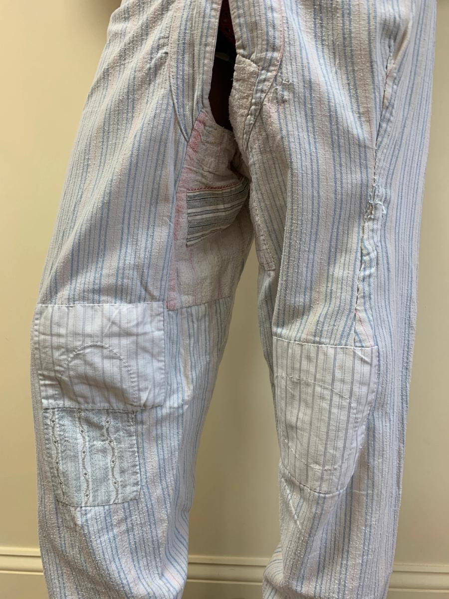 Antique Repaired Flannel Underwear From France product image