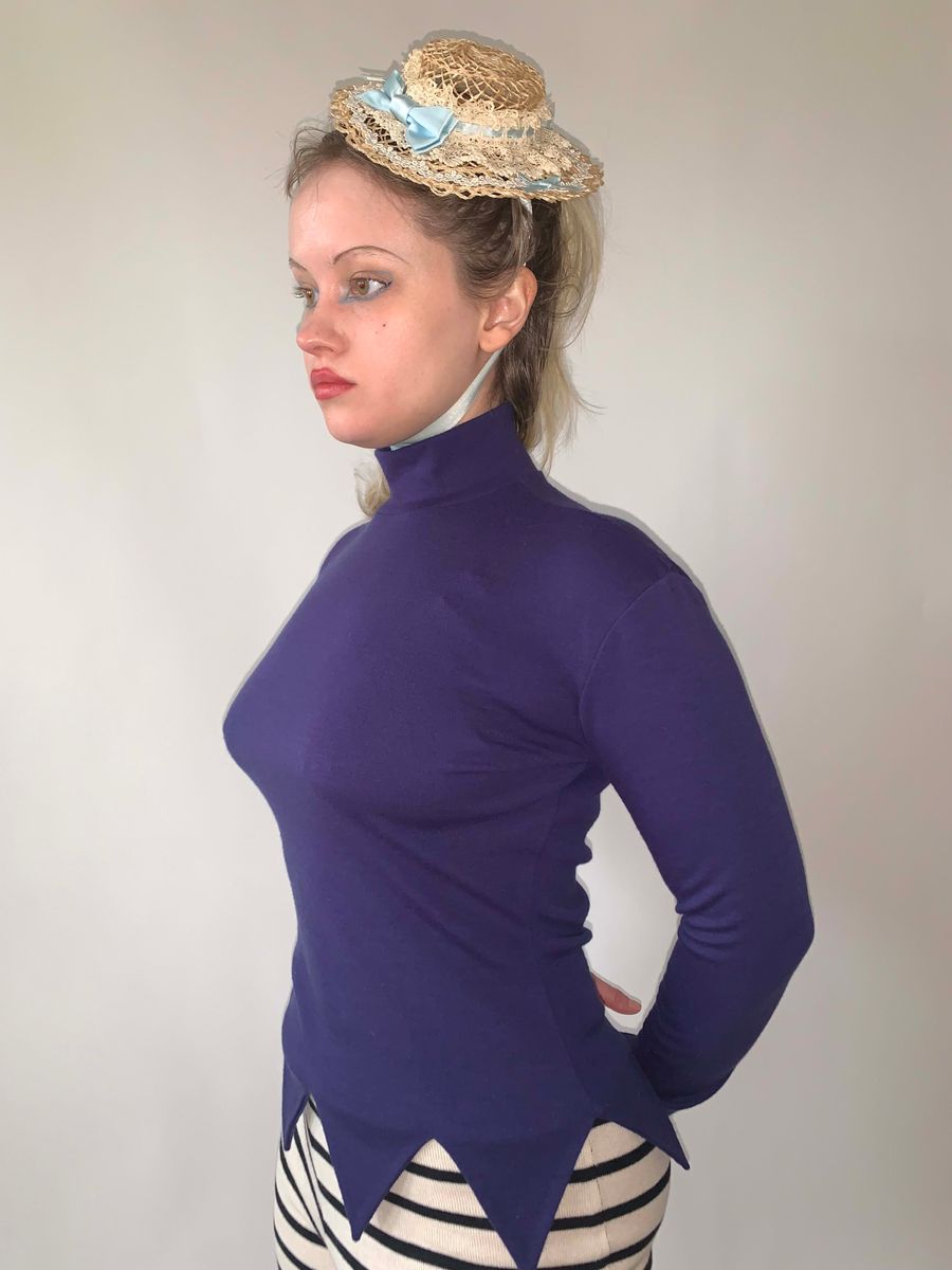 Chantal Thomass Mock Neck Knit with Fae Hem product image