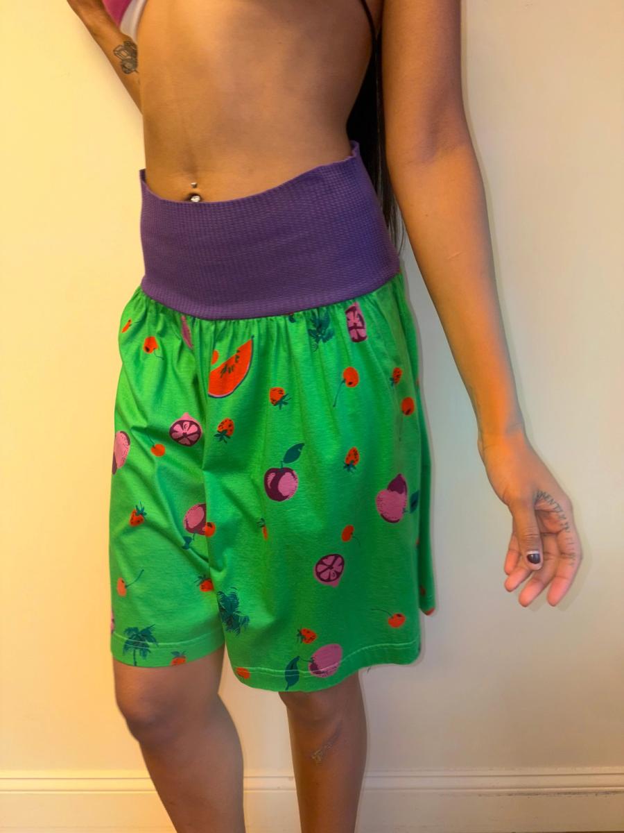 80s Ungaro Fruit Print Shorts product image