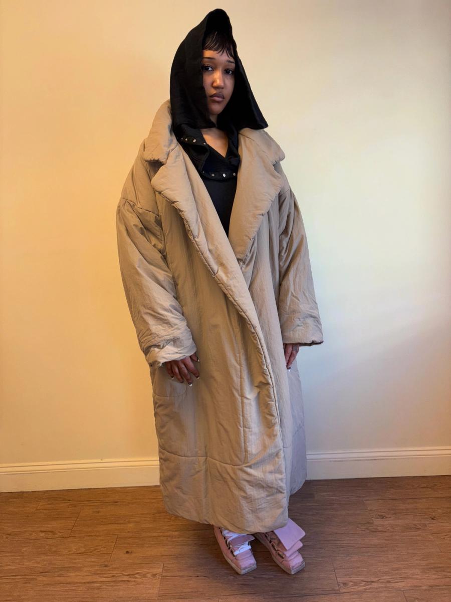 80s Norma Kamali OMO Sleeping Bag Coat product image