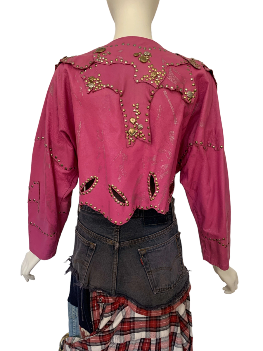 80s Studded Leather Jacket product image