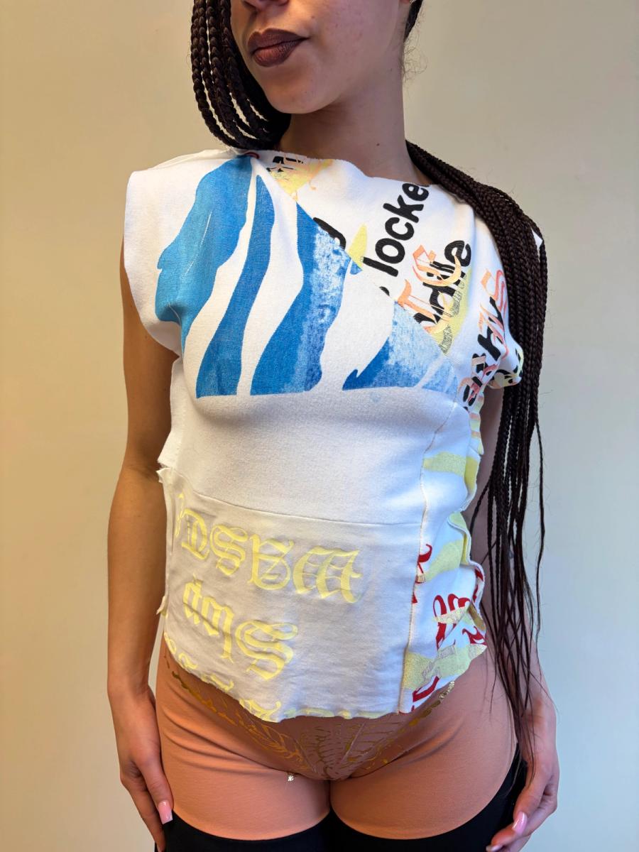 Enfer Rainbow Zebra Top  product image