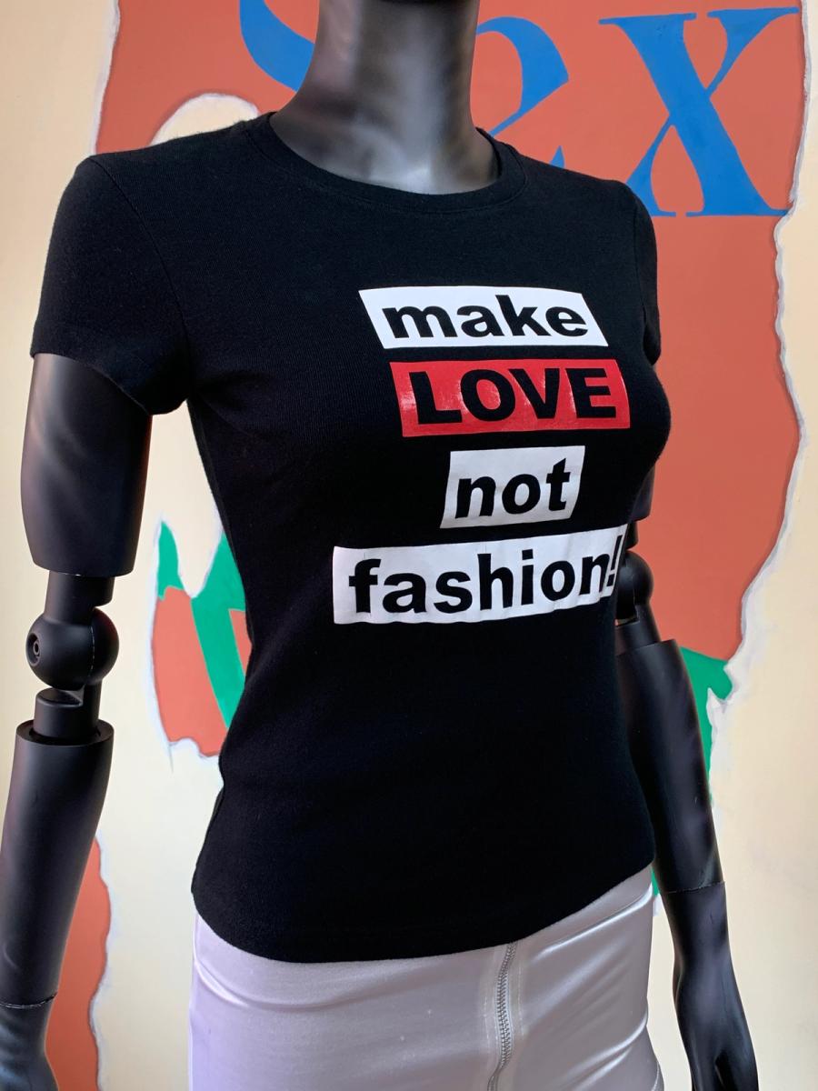 Moschino 'Make Love Not Fashion!' T-shirt product image