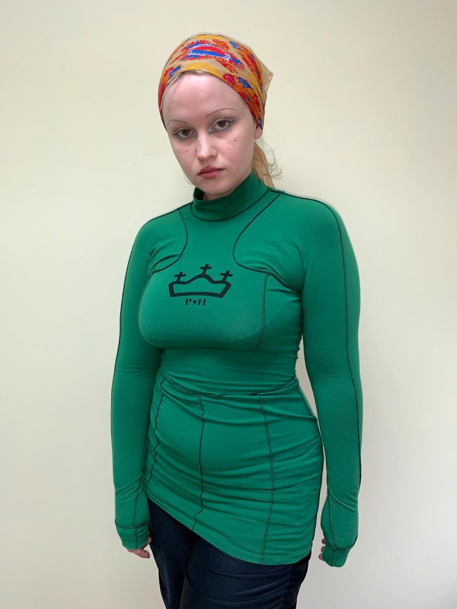 Pam Hogg Clover Mock Neck Dress product image