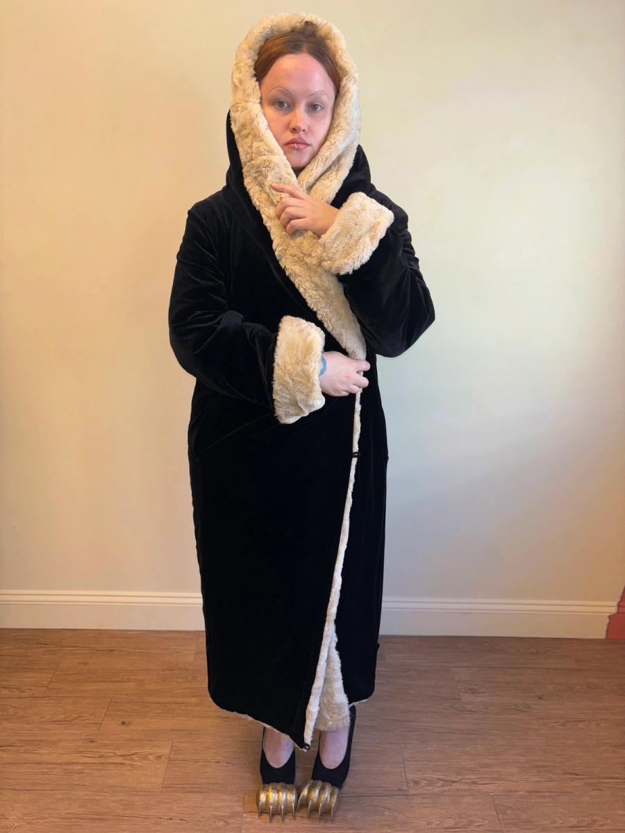 Norma Kamali 1920s- Inspired Velvet Coat product image