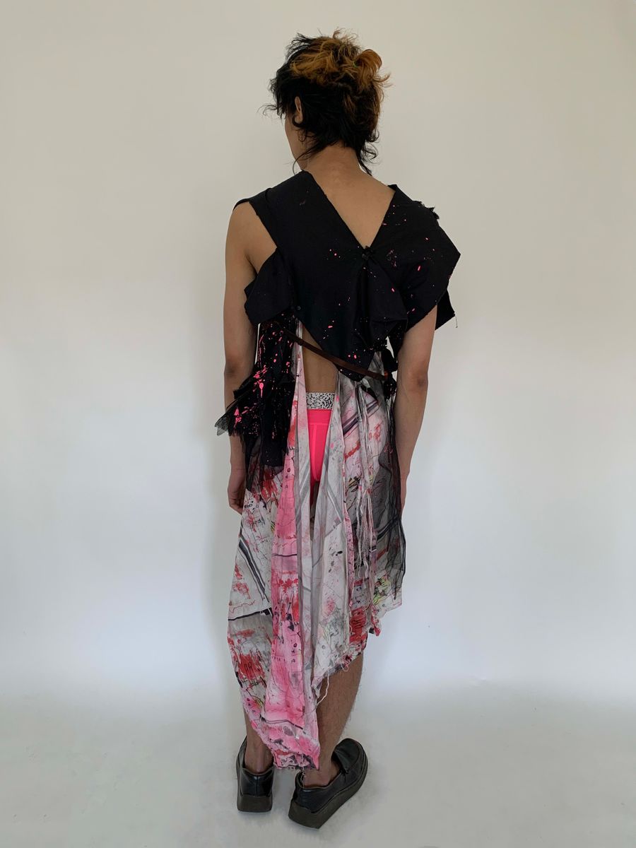 Hisui Asymmetrical Splatter Gown product image