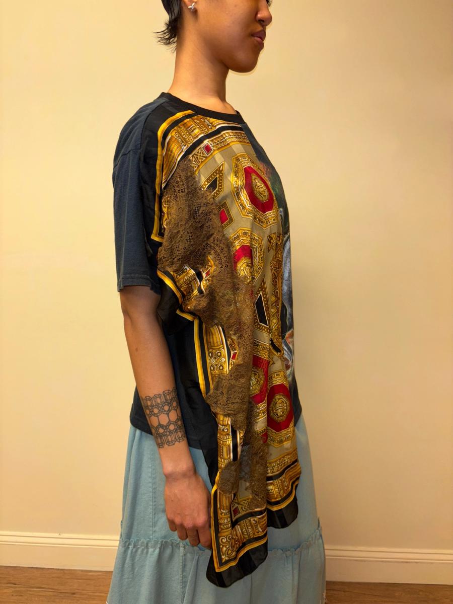 DryCleanOnly Horse Print Patchwork Top product image