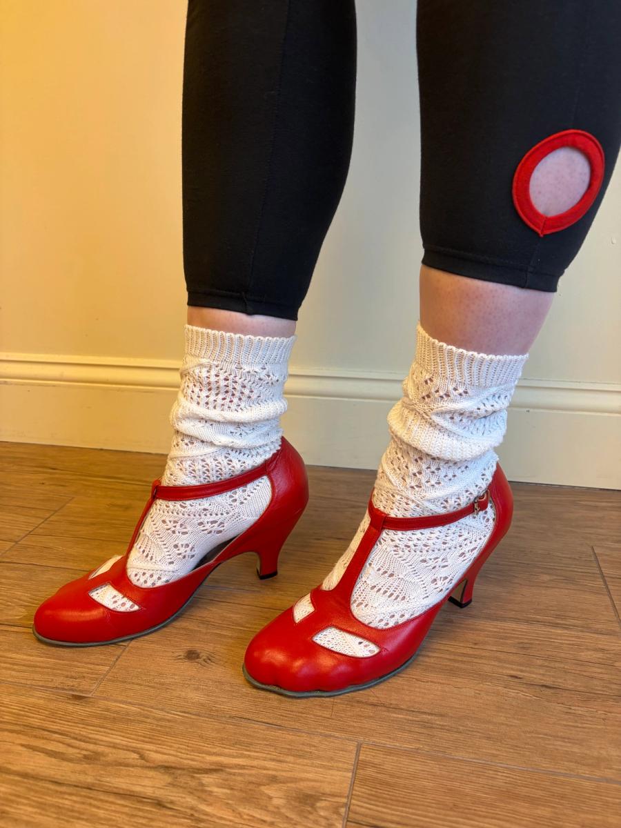Vivienne Westwood Red Animal T-Strap Pumps  product image