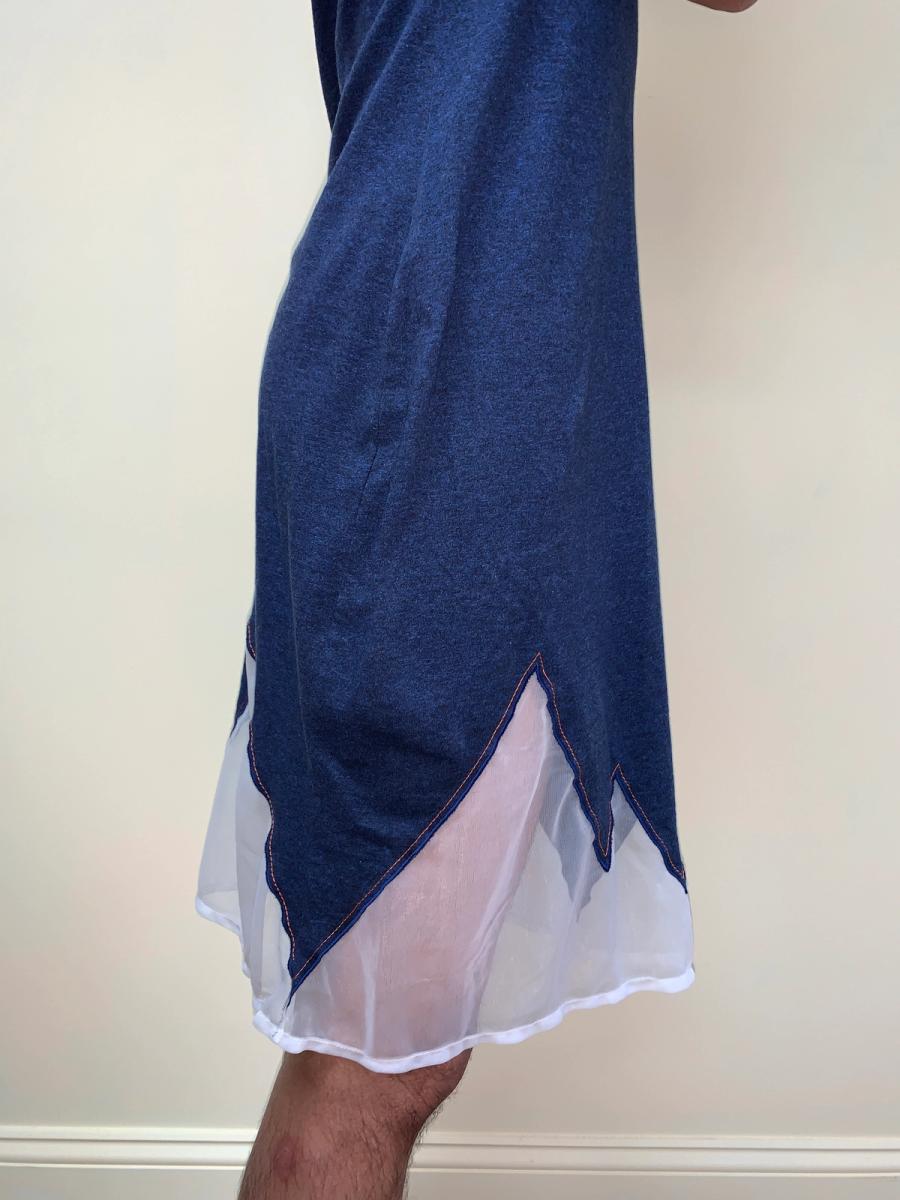 90s W< Jagged Hem Dress product image