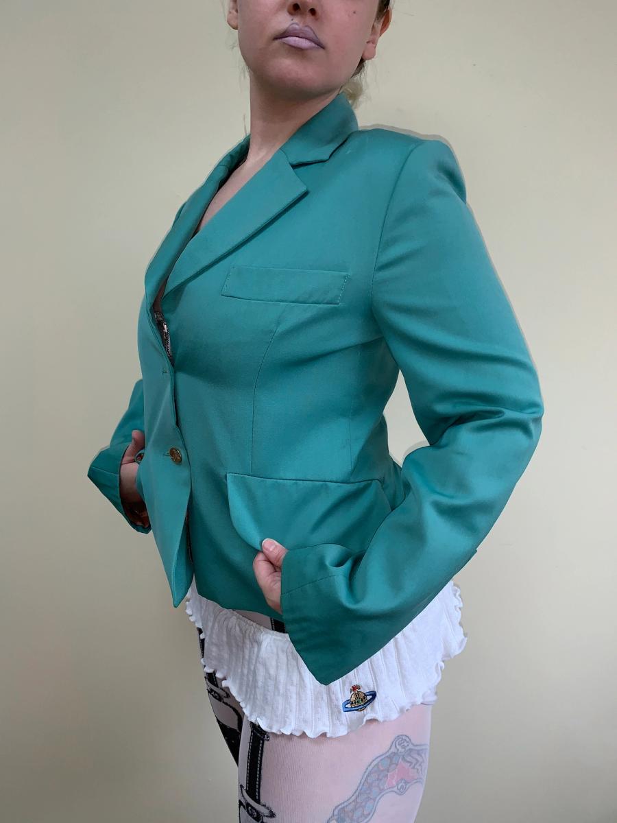Vivienne Westwood 1993 'Grand Hotel' Teal Jacket product image