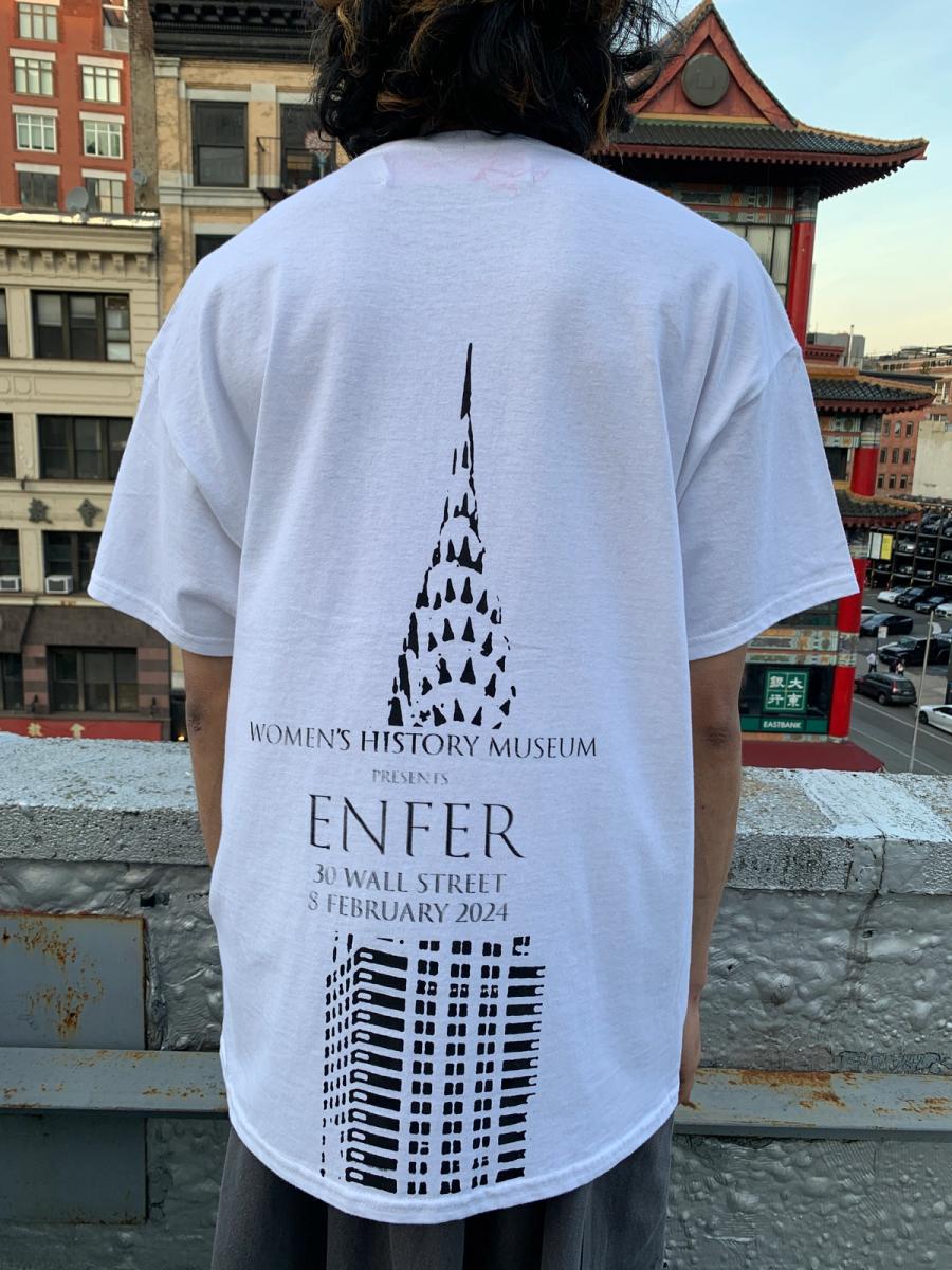 "Enfer" Empire State Building & Rot T-shirt - Size XL