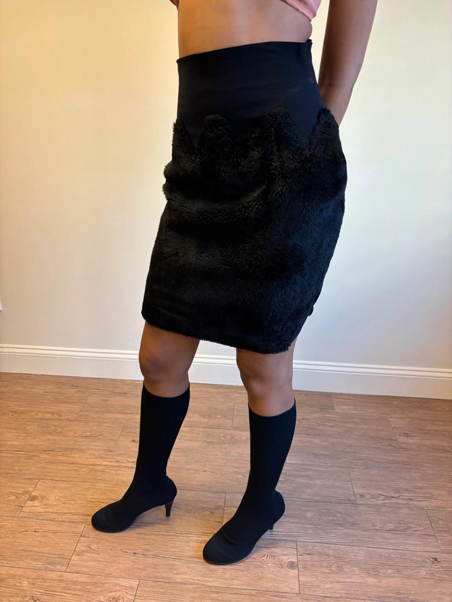 1980s Gaultier Zig Zag Fur Skirt product image