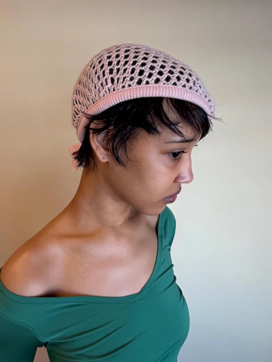Sonia Rykiel Baby Pink Knit Beret product image