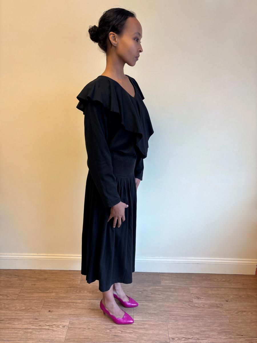 80s Norma Kamali Ruffle Set product image