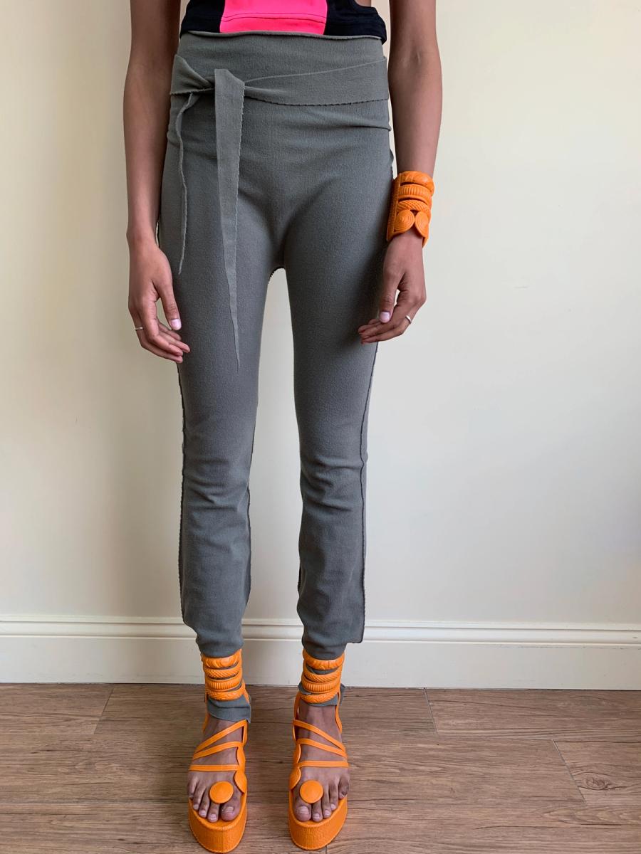 Vintage Issey Miyake A-POC Green Pants product image