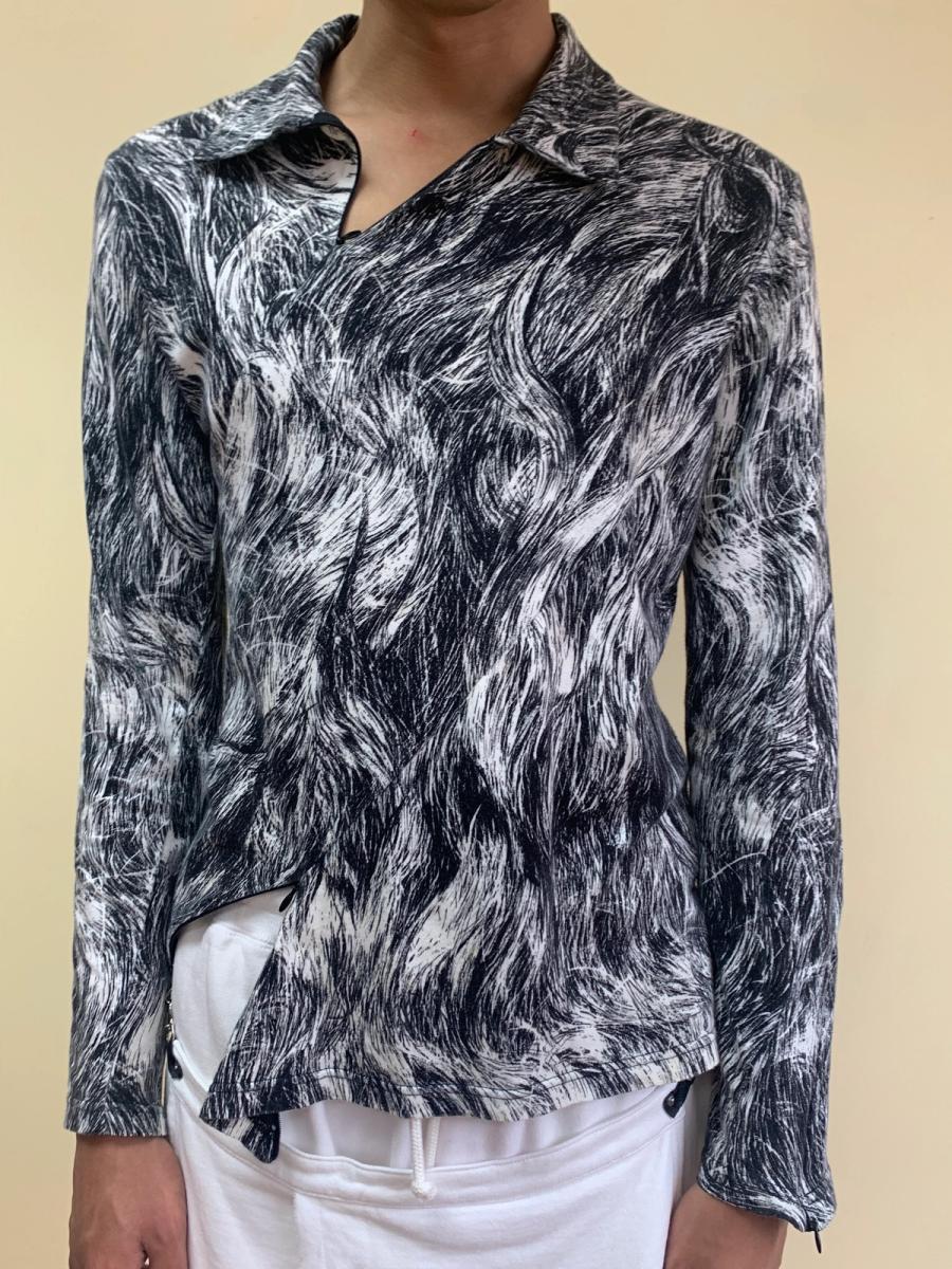 90s Anglomania Hair Print Shirt product image