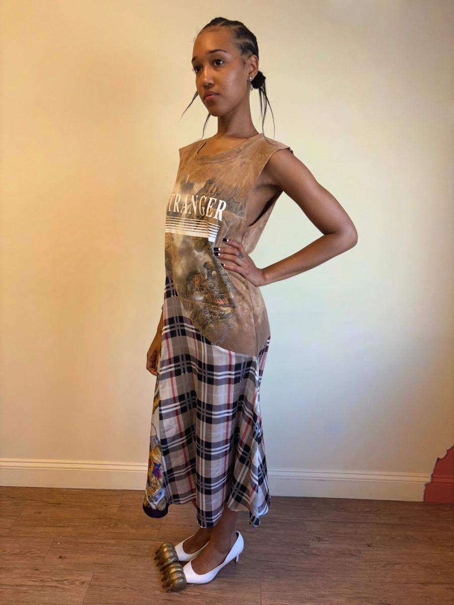DryCleanOnly 'Stranger' Patchwork Dress product image