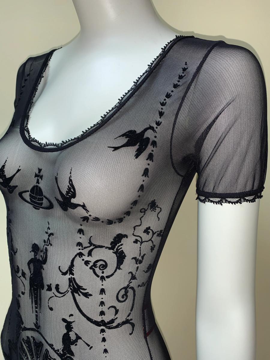 1992 Vivienne Westwood Black Boulle Leotard product image