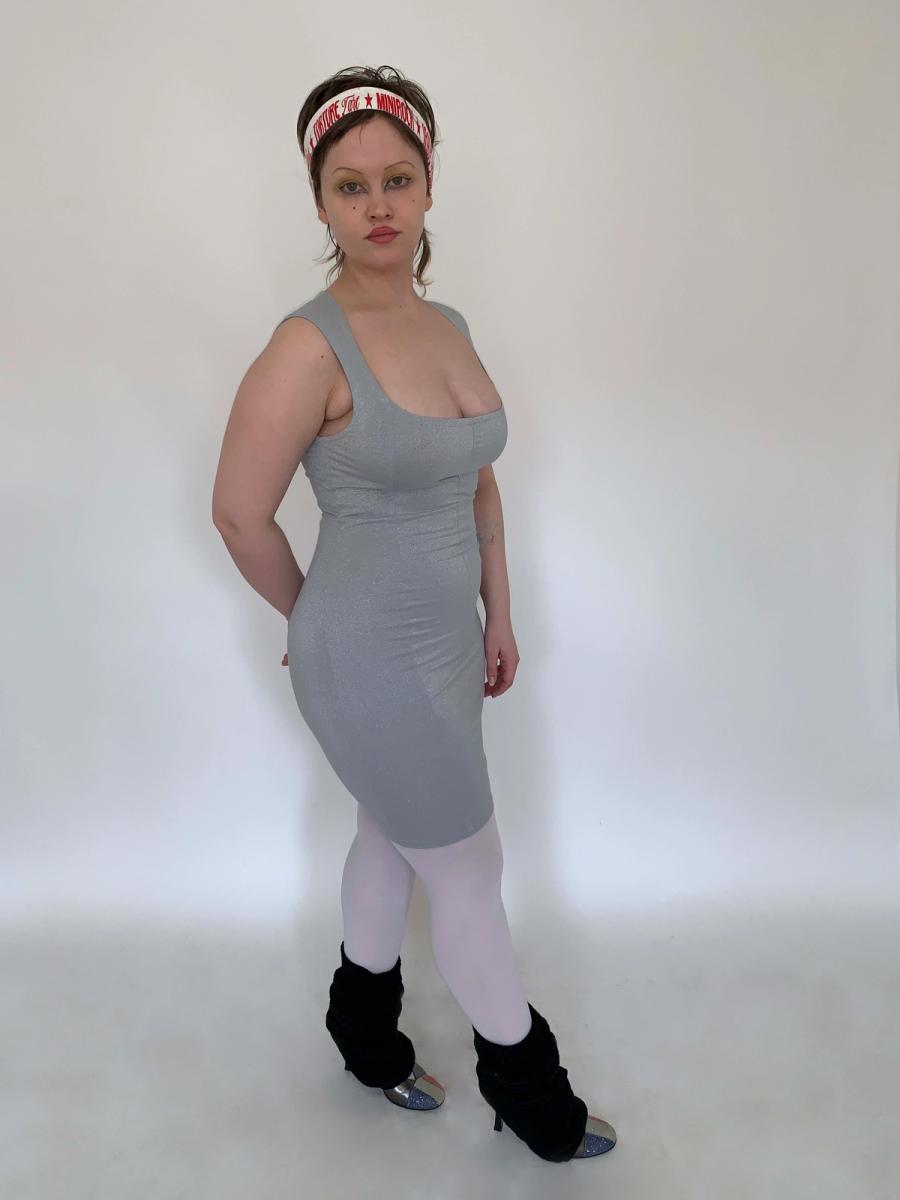 80s/90s Pam Hogg Glitter Bodycon Dress  product image