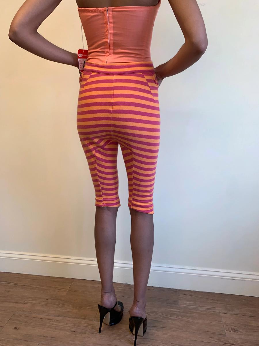 Vivienne Westwood 90s Striped Button-front Capris product image