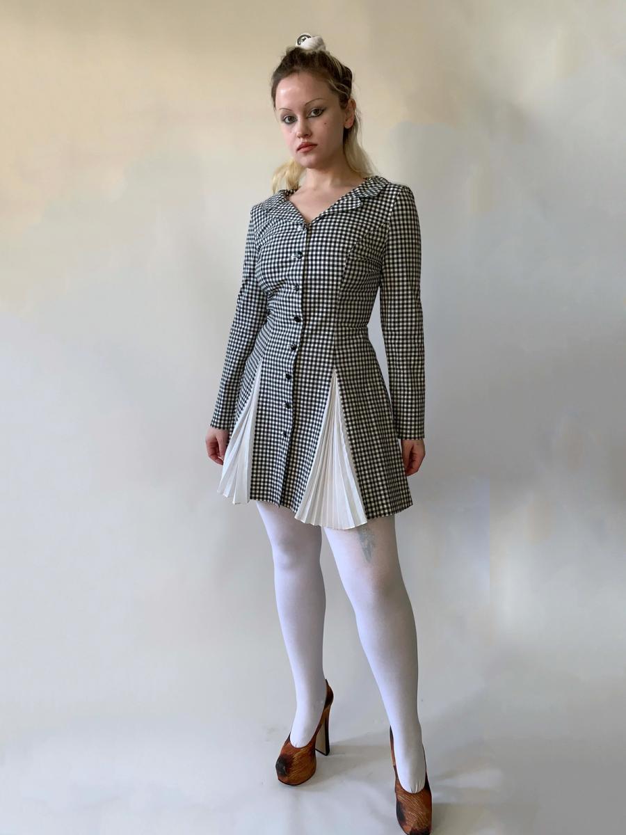 Chantal Thomass Gingham Jacket Dress product image
