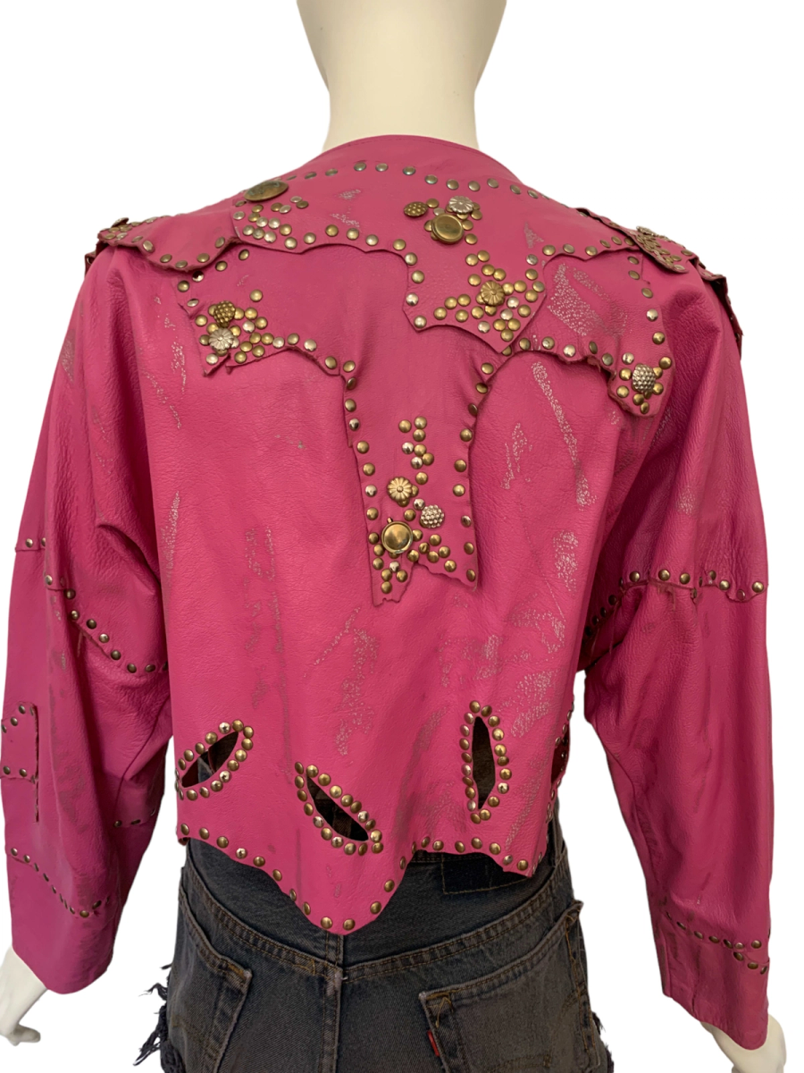 80s Studded Leather Jacket product image