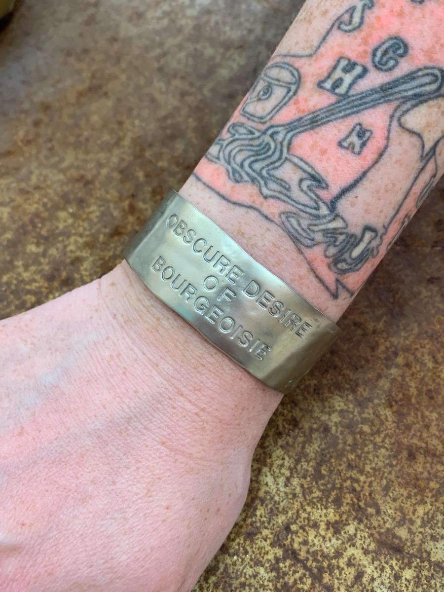 Obscure Desire of Bourgeoisie Steel Cuff product image