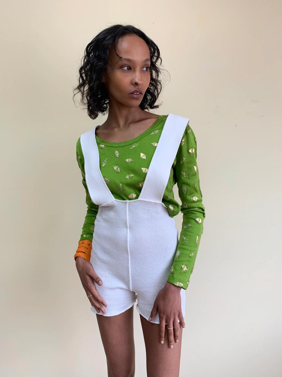 Gaultier Top With Textured Gold Printing product image