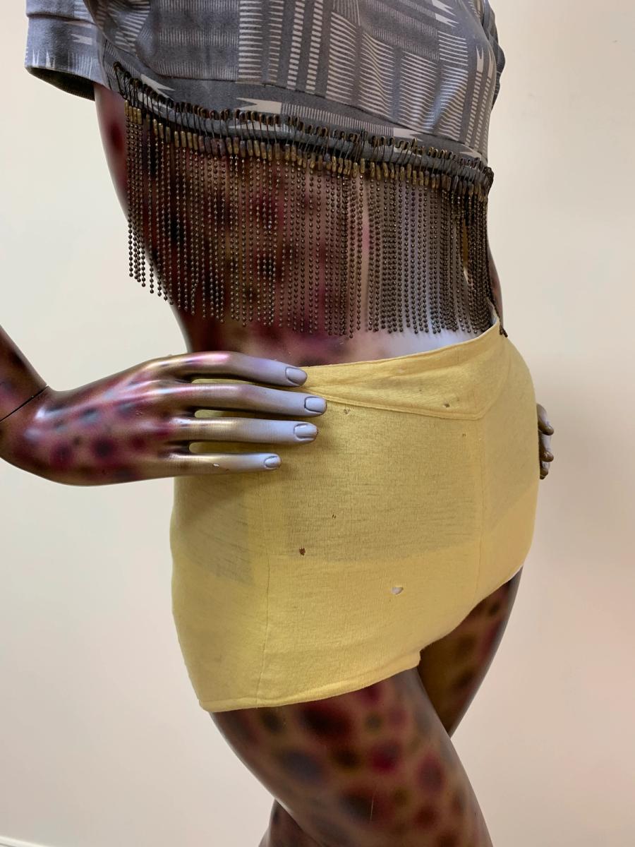 30s or 40s Wool Yellow Swim Shorts product image