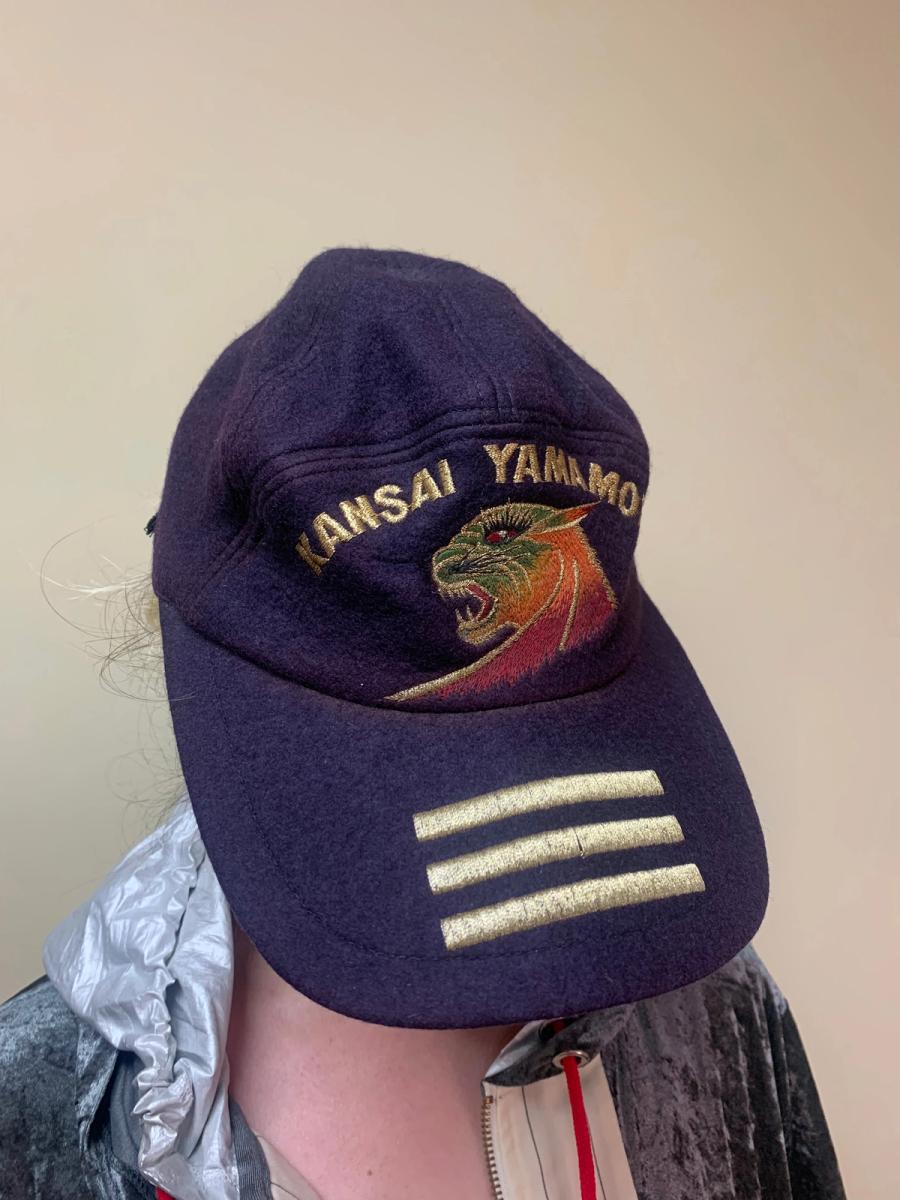80s Kansai Yamamoto Embroidered Big Cat Hat product image