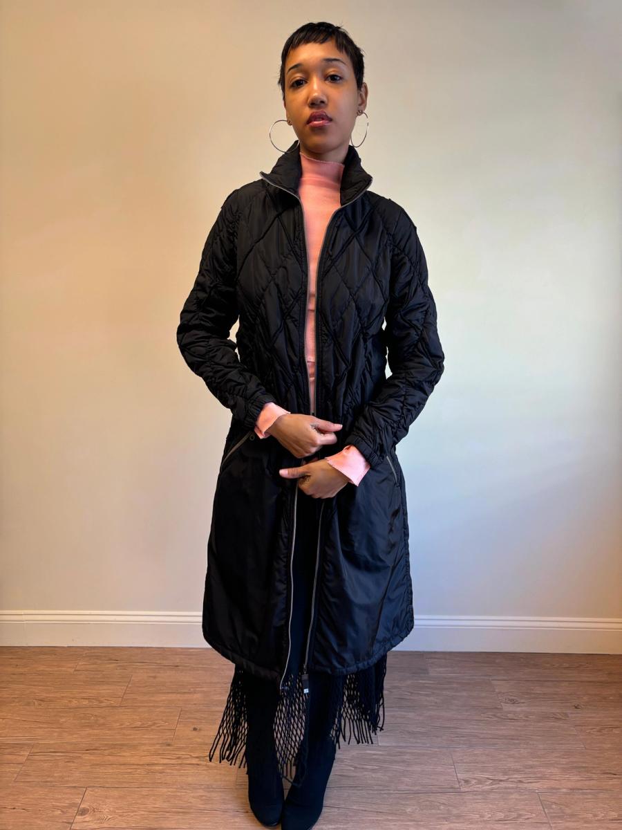 Marithé François Girbaud Long Black Puffer Jacket product image