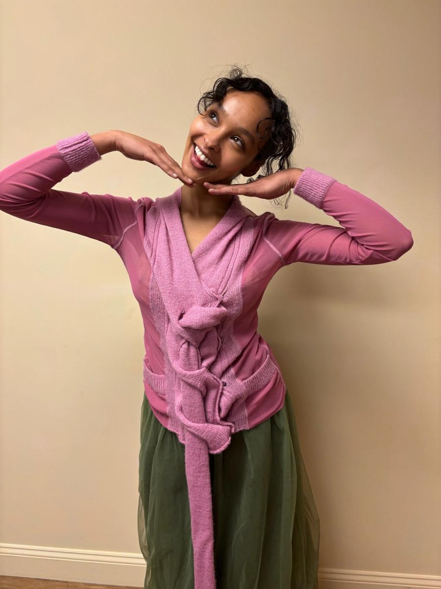 Vintage Jean-Paul Gaultier Mesh and Knit Braided Top product image