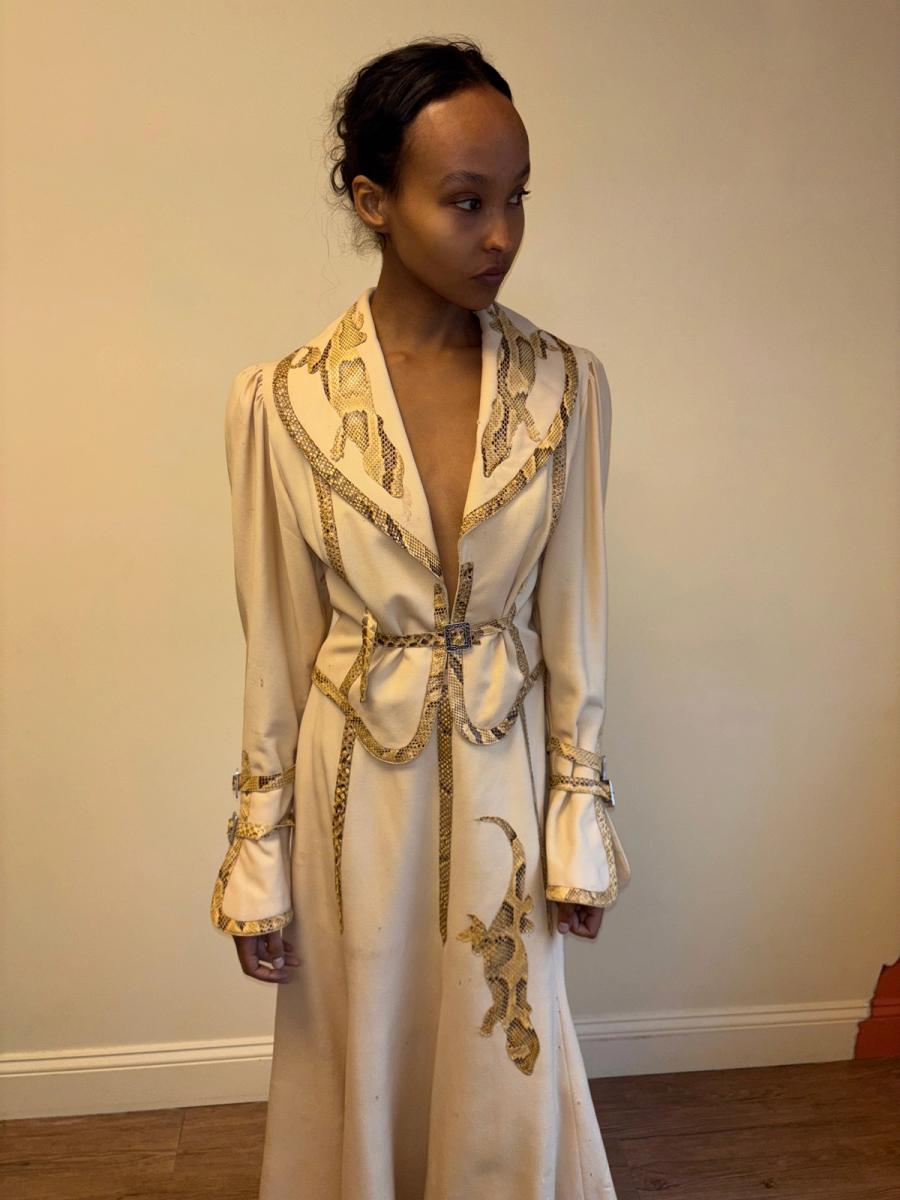 70s Bill Gibb Lizard Cutout Set product image