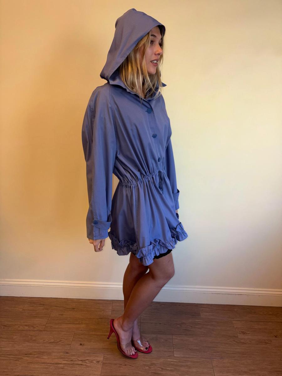 Vintage Chantal Thomass Purple Ruffle Coat product image