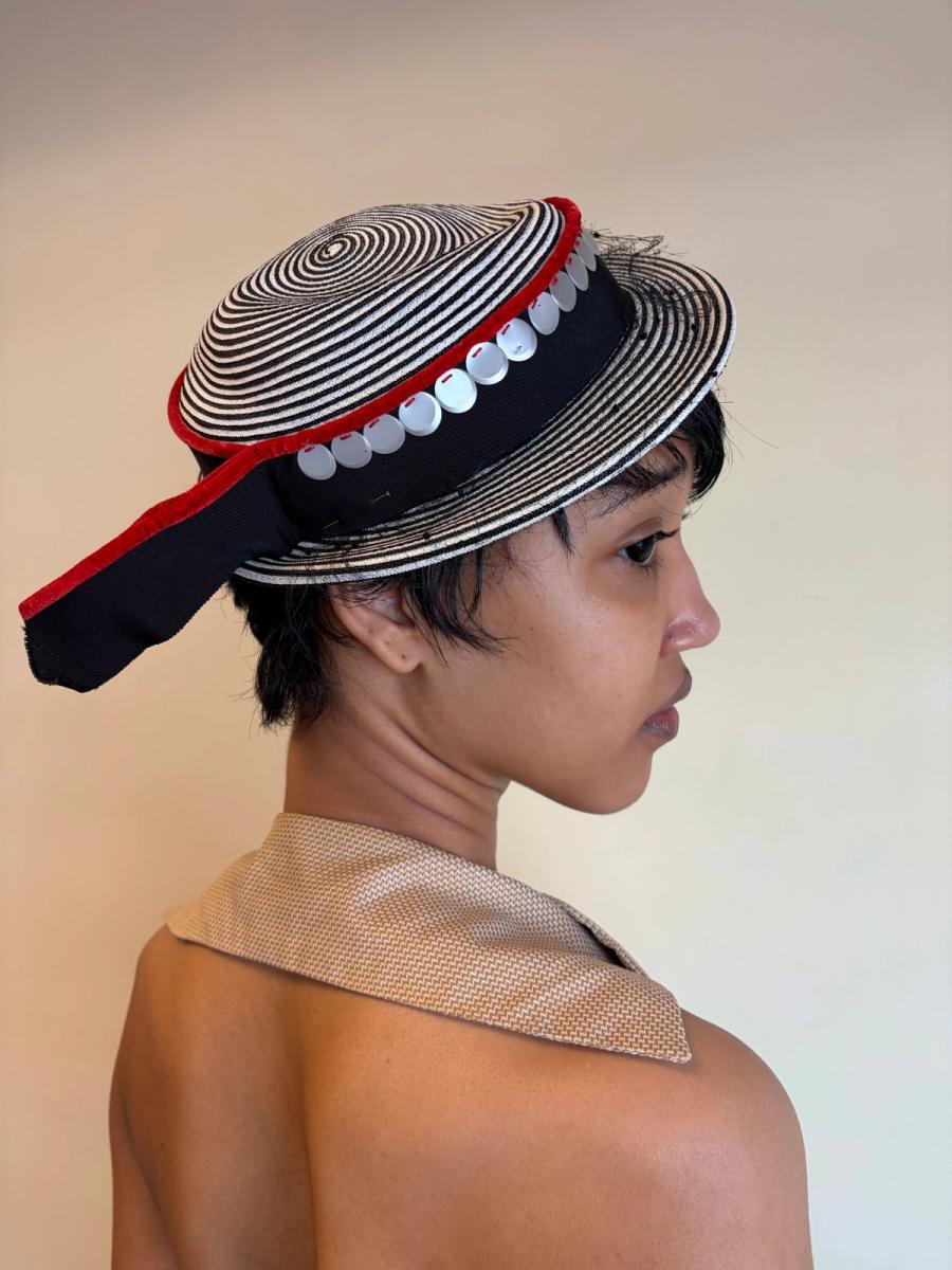1950s Straw Boater  product image