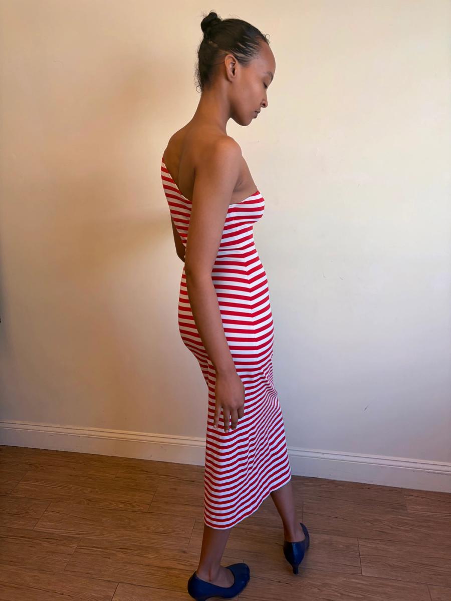 1970s Kamali Striped Dress product image