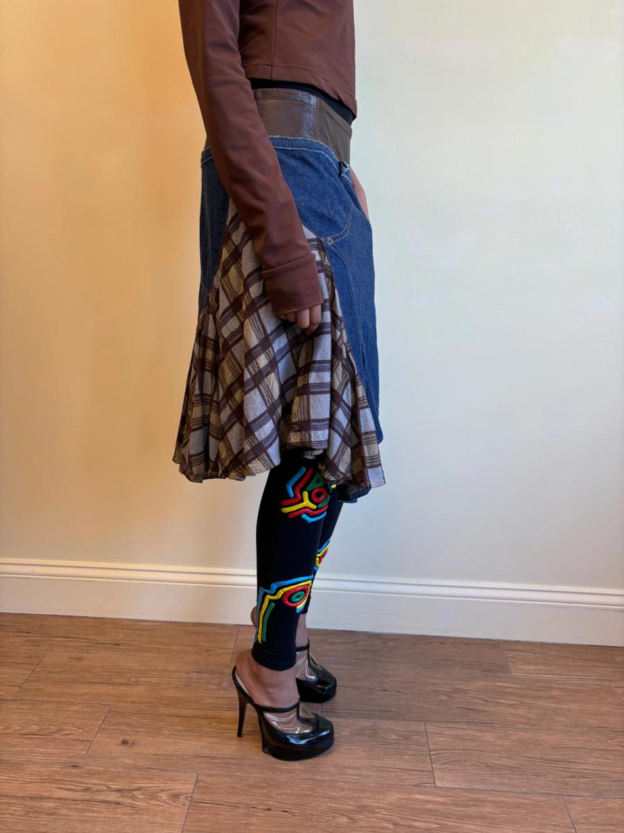 90s 20471120 Patchwork Skirt product image