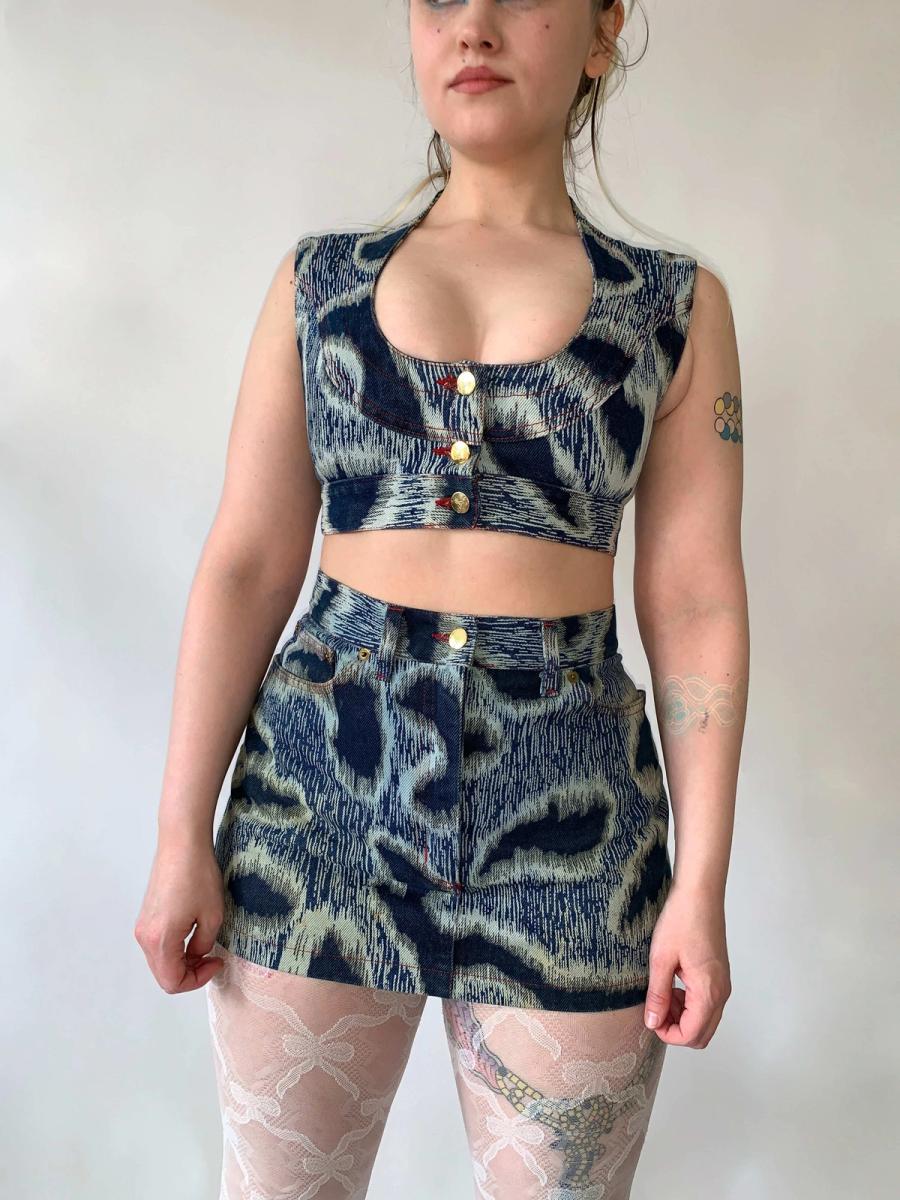 1994 Vivienne Westwood Café Society Leopard Set product image