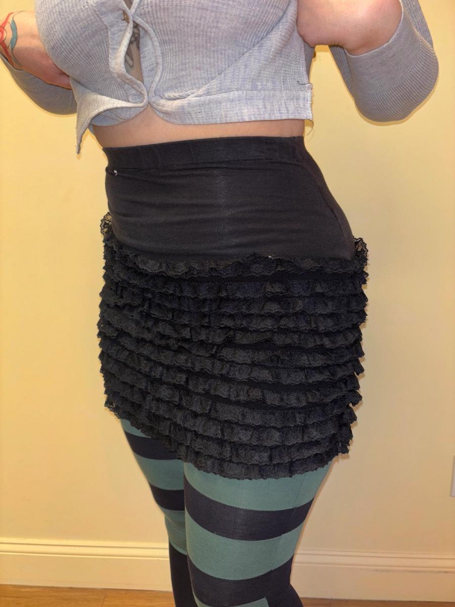 80s Chantal Thomass 'Suite' Ruffled Miniskirt product image