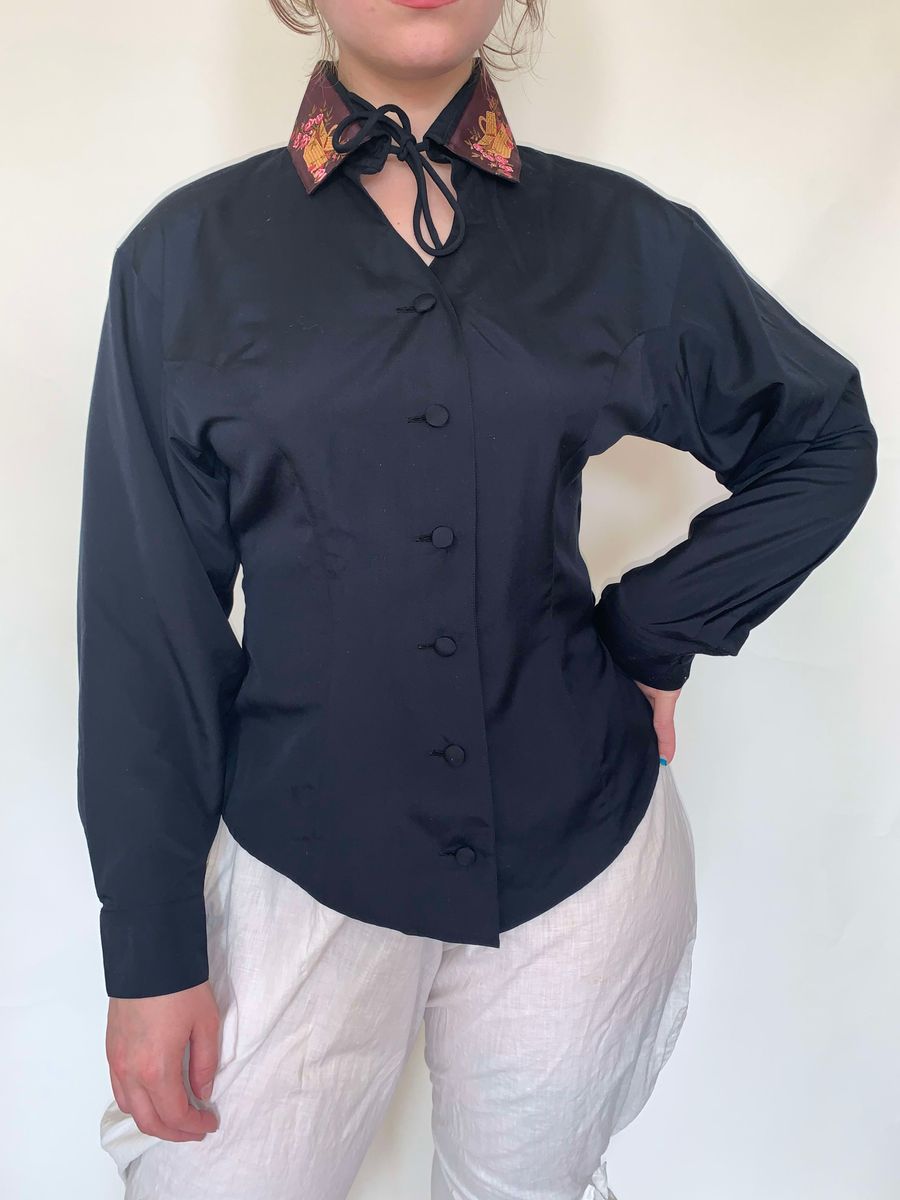 Chantal Thomass Peekaboo Grosgrain Blouse product image