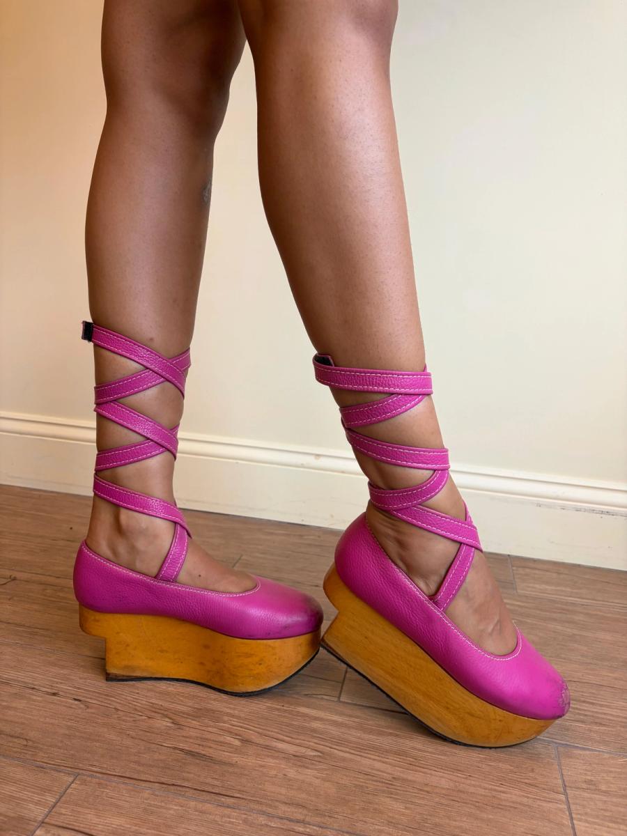 Vintage Vivienne Westwood Pink Rocking Horse Shoes product image
