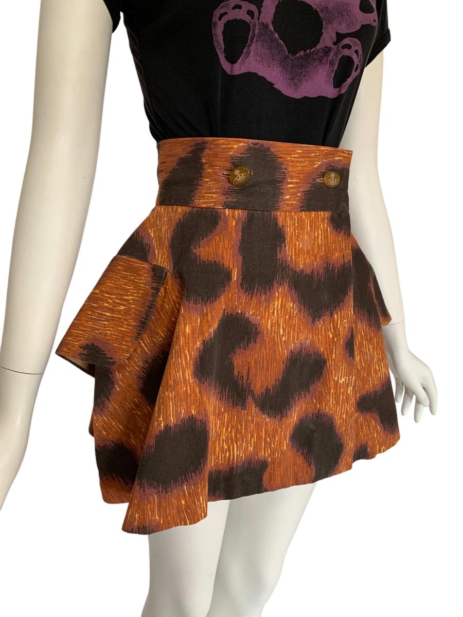 Vivienne Westwood Rare SS94 Café Society Cheetah Skirt product image