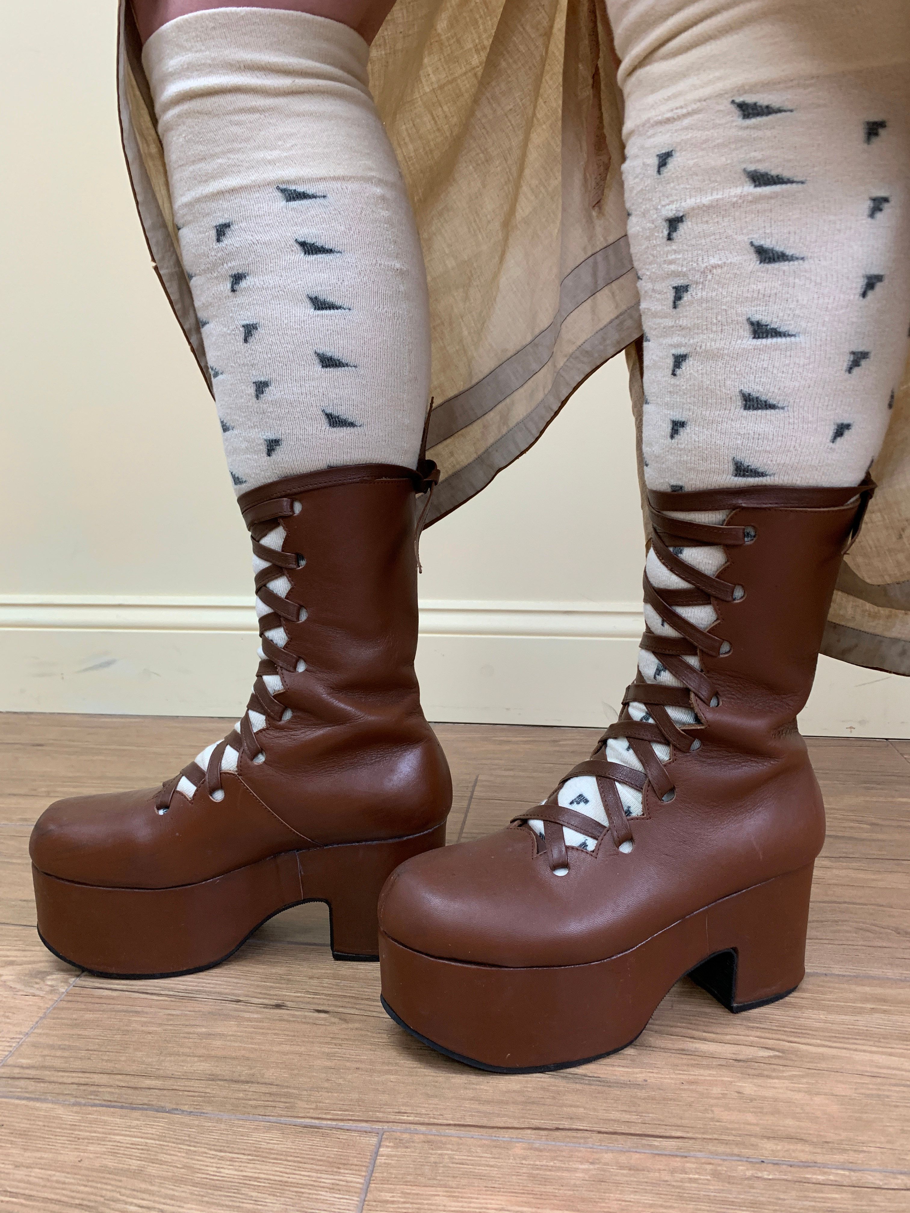 ※ねこまなてぃ　Jane Marple ローブーツ 90s Jane Marple Lace-Up Platforms