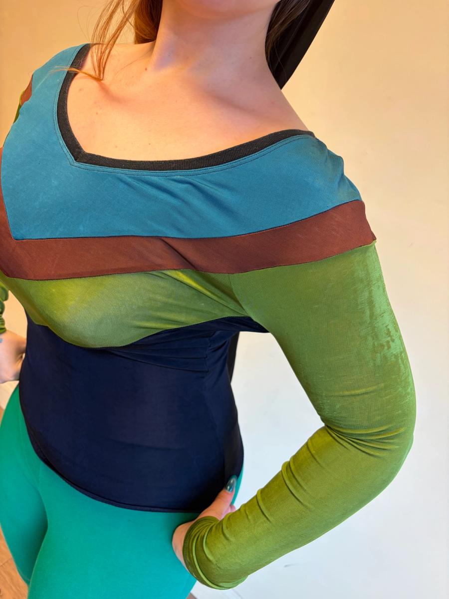 80s Junior Gaultier Chevron Jogging Top product image