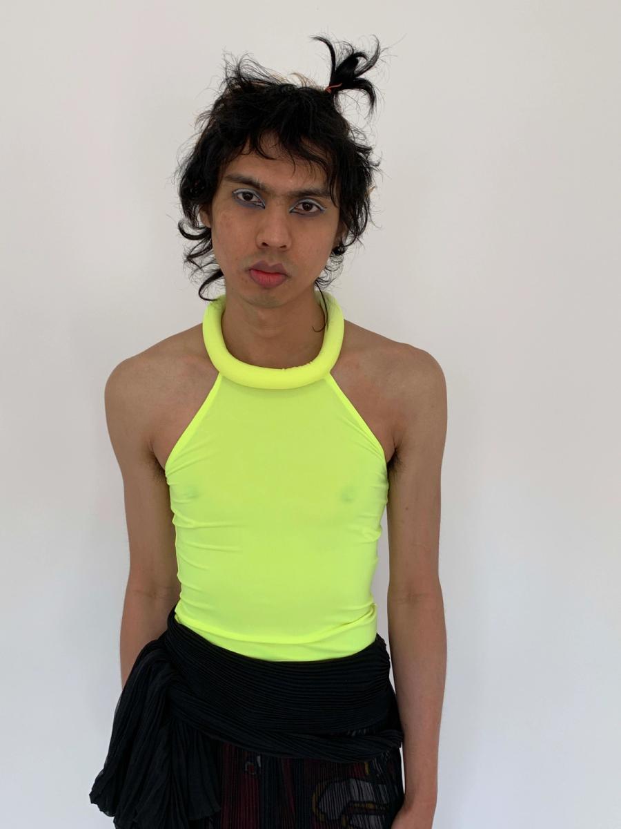 Vintage Cyberdog Sculptural Neon Top