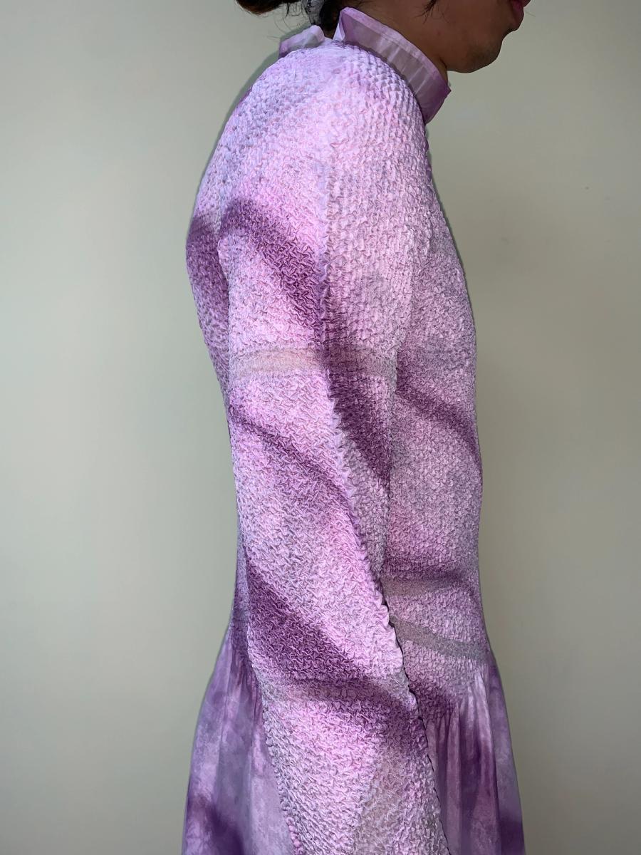 Yoshiki Hishinuma Pleated Purple Dress product image