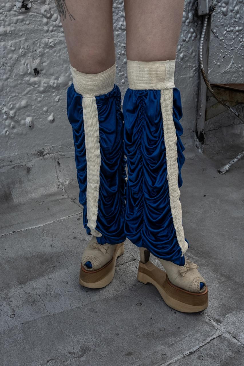 Antique Jockstrap Legwarmers - Prussian Blue product image