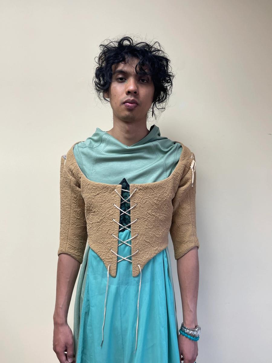 1700s Style Quilted Costume Top product image