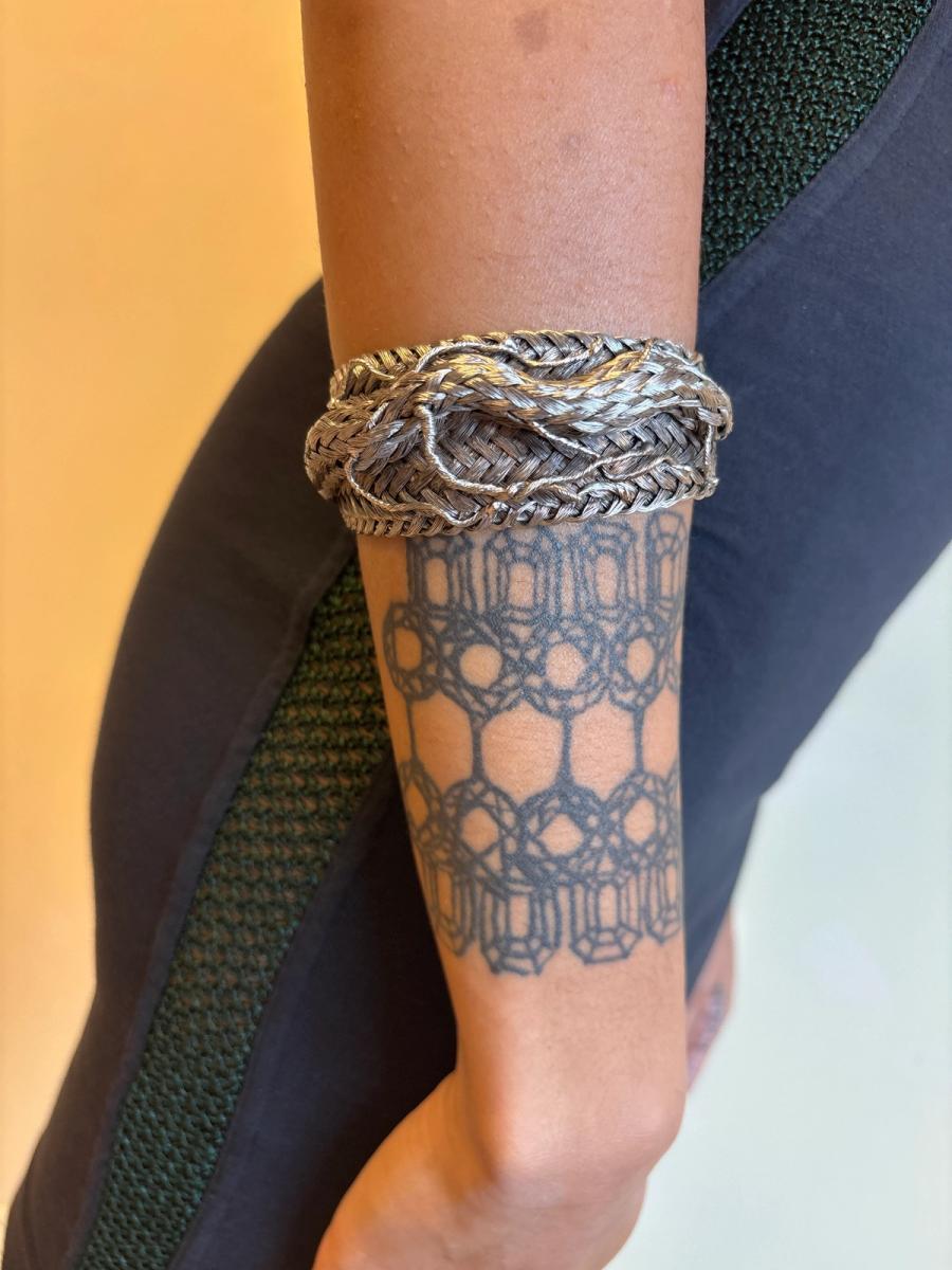 Rare Simon Azoulay Braided Metal Bracelet product image