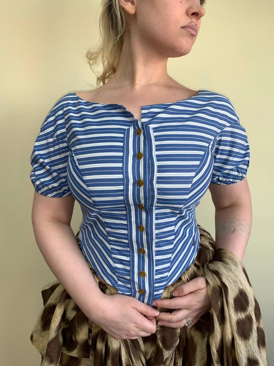 90s Vivienne Westwood Paneled Blouse product image